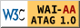 Level Double-A conformance, 
	      W3C-WAI Authoring Tool Accessibility Guidelines 1.0