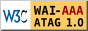 Level Triple-A conformance icon, 
	      W3C-WAI Authoring Tool Accessibility Guidelines 1.0