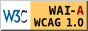 Level A conformance, 
	      W3C-WAI Web Content Accessibility Guidelines 1.0