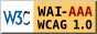 Level Triple-A conformance, 
	      W3C-WAI Web Content Accessibility Guidelines 1.0