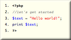 GeSHi support Code highlighting sample