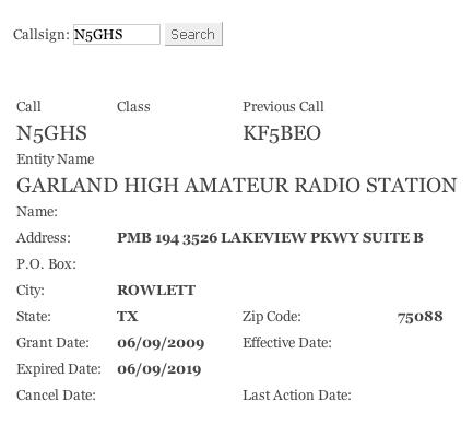 CallsignLookup action screenshot CallsignLookup action screenshot