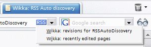 Opera autodiscovery button